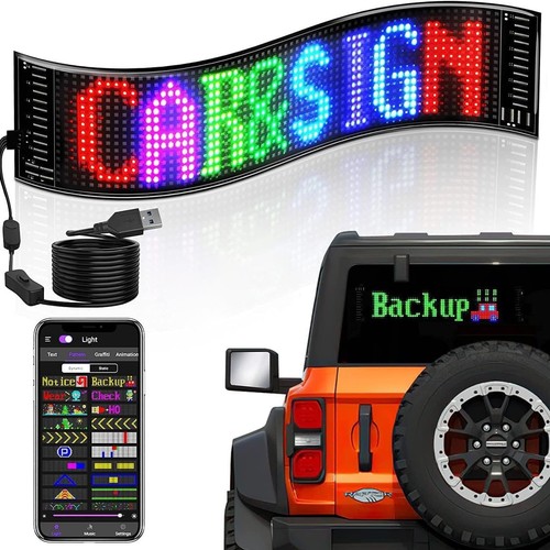 Led schild für auto - led,