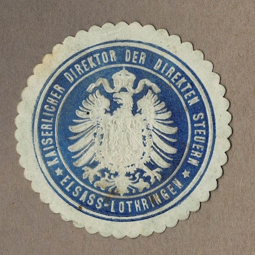 Siegelmarke kaiserlicher - siegelmarke,