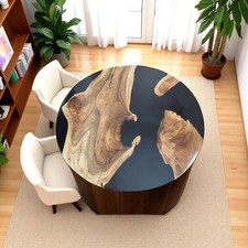 Rund Epoxid Tischplatte – 48