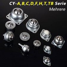 Kugelrolle Rollenbahn Förderband Transportrolle Kugelrollenlager Tragrolle Stahl