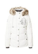 Wunderschöne Soccx Damen Steppjacke Winterjacke in wollweiß Gr. XL