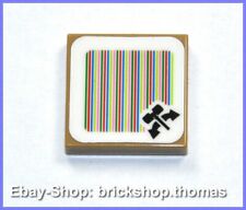 Lego Super Mario Hammer Barcode 3068bpb1370 71363 Scanner Code Tile - NEU / NEW