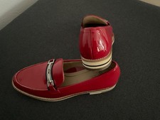 ARA Damen Kent  Slipper, Mokassin, Loafer, Rot , 38.5 EU, Lackleder NEU!
