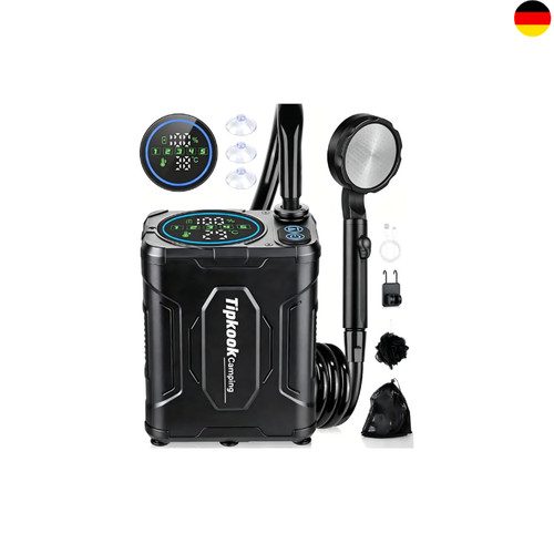 Tragbare campingdusche - tragbare,