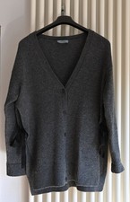 Prada Strickjacke Gr 44/46 - anthrazit Cashmere und Wolle