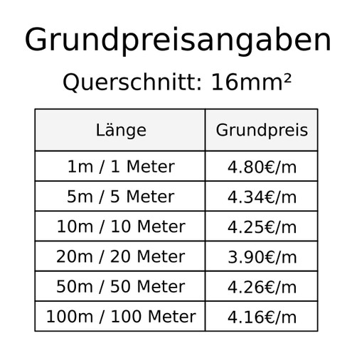 100m fly fahrzeugleitung - fly,