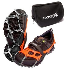 SkinStar ICE PRO Grödel Steigeisen Eisspikes,Schuhkrallen Spikes - Schuh-Ketten 
