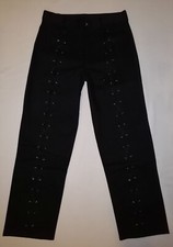 Gothic SchnürHose schwarz Gr XL Larp Mittelalter Konzert Party