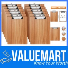 Holz Klemmbrett A4 12 Stück