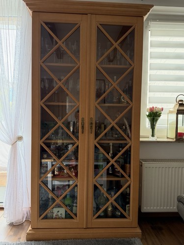 Vitrine holz glas braun - holz/glas, 2