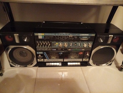 Boombox vintage lasonic - boombox,