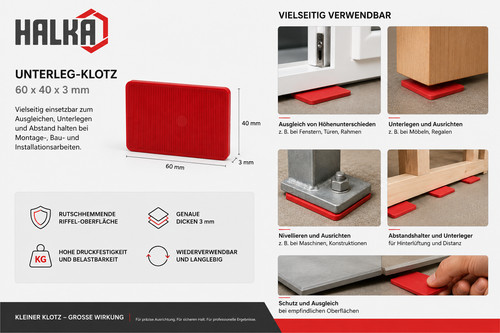 Unterlegplatten kunststoff - unterlegplatten,