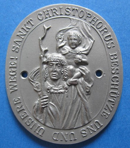 Alte plakette heiliger - plakette,