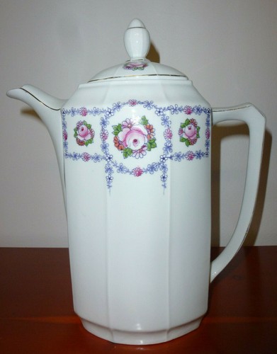 Jugendstil kaffeekanne mit - jugendstil,