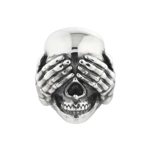 Totenkopf rebeligion silber - totenkopf,