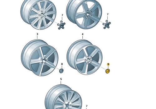 Nabendeckel radkappen - nabendeckel,