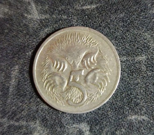 Australien cent münze - 5,