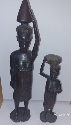 Set afrika holz figur - figur, frau
