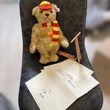 Steiff teddy bear Holzroller