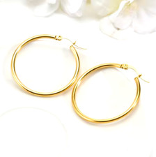 750 Gelbgold Ohrringe 18 Karat