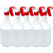 Premium Sprühflasche Leer 1000 ml / 1 Liter - Groß - Weiß - mit Schaumfunktion