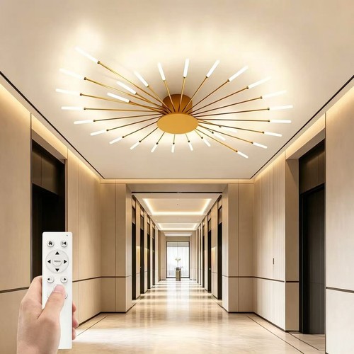 Goldene led deckenleuchte - goldene,