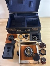 BERMPOHL Antike Kamera Mit 3  Kreuznach Objektiven