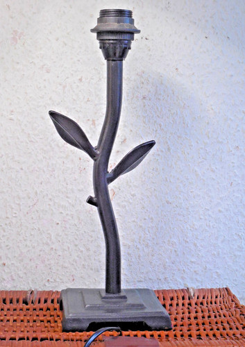 Vintage floral tischlampe - vintage,