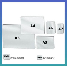 ✅✅Laminierfolien, Laminiertaschen A3 A4 A5 A6 A7 Visiten u. Kreditkartengrößen✅✅