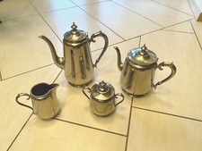 Metallset. 4-teilig. Kaffee-