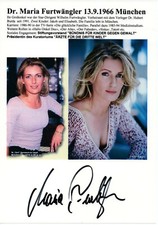 Autogramm - Dr. Maria