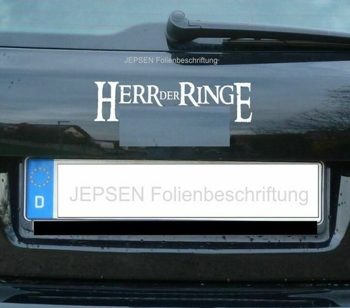 Aufkleber herr der - herr, ringe