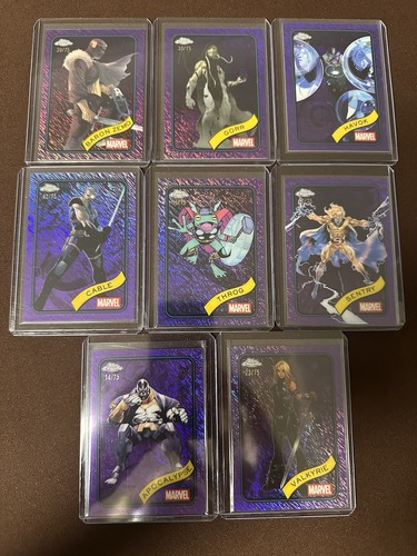 Marvel topps chrome purple - topps,