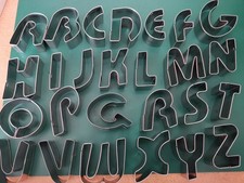 Plätzchen Ausstecher Alphabet A-Z und Zahlen * Backen/Dekorieren/Torte/Kekse