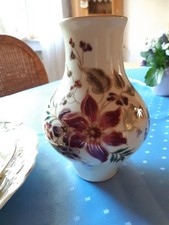  Vase Zsolnay Pecs Ungarn Blumen - signiert Handarbeit Handmade  wie neu