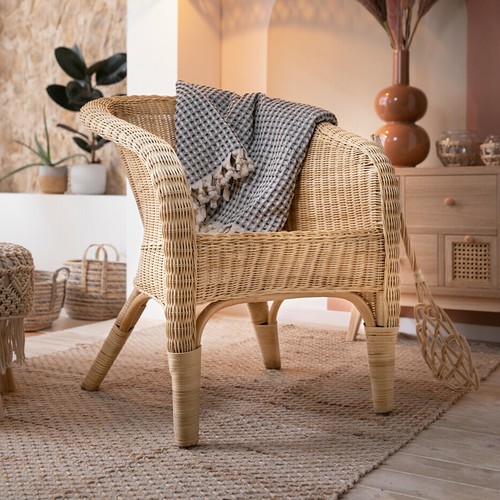 Exquisiter rattansessel natur - exquisiter,