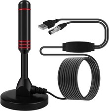 DVB-T/T2 FULL HD 4K TV terrestrisch Aktiv Antenne DAB Zimmerantenne verstärker