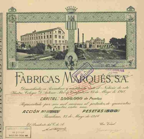 Fabricas marques a - fabricas, s.a
