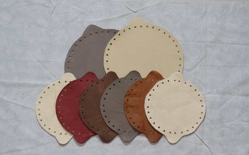 Stk echt leder rohlinge - -,