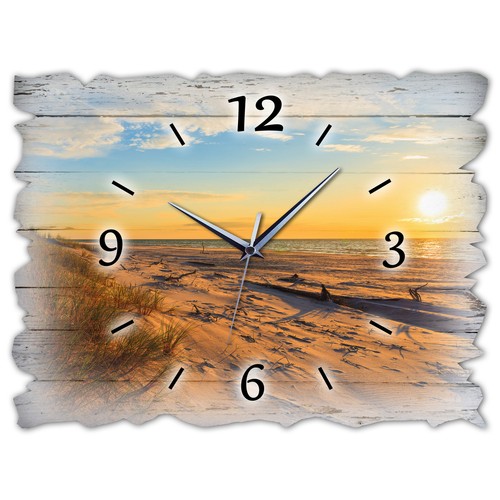 Holz wanduhr leise lautlos - holz,