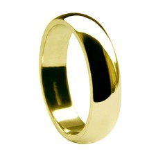 8mm 18ct massives gelbes gold - 8mm,