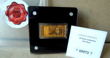Goldbarren , 1/200 Unze Feingold 999,9 " 100 Mark "