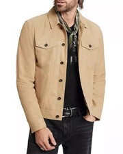 Herren Beige Wildleder