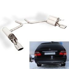 FOX Sport Endschalldämpfer Mercedes E-Klasse S211 Kombi Rohre beidseitig 115x85