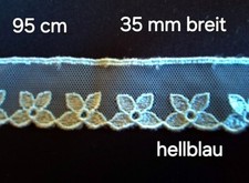 Türkis Tüllspitze-35 mm