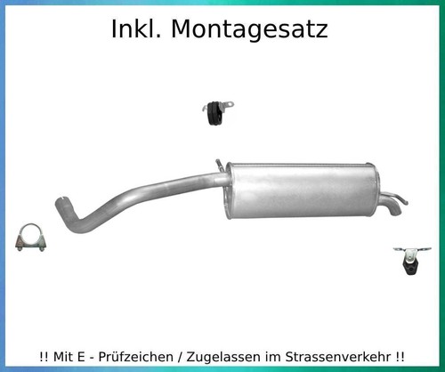 Endschalldämpfer skoda fabia - endschalldämpfer,
