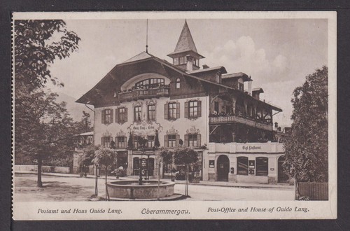Ansichtskarte oberammergau - ansichtskarte,