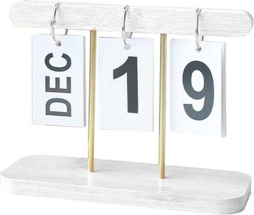 Holz schreibtischkalender - holz,