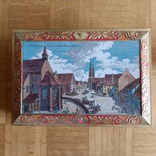 Festtagstruhe Nürnberger Lebkuchen Frauen-Thor Motiv mit Inlay Bild und Text