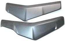 Kühlerabdeckungen Carbon matt